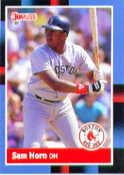 1988 Donruss Baseball Cards    498     Sam Horn RC